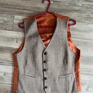 Tweed/Silk Vest